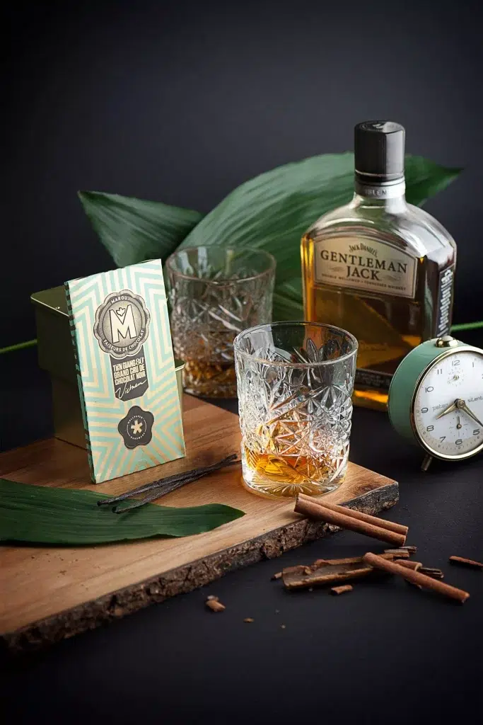 whiskey en chocolade