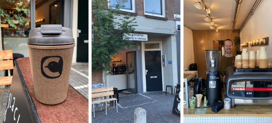 Koffiebar Blackbird koffie to-go in Utrecht Koffiebar Blackbird koffie to-go in Utrecht
