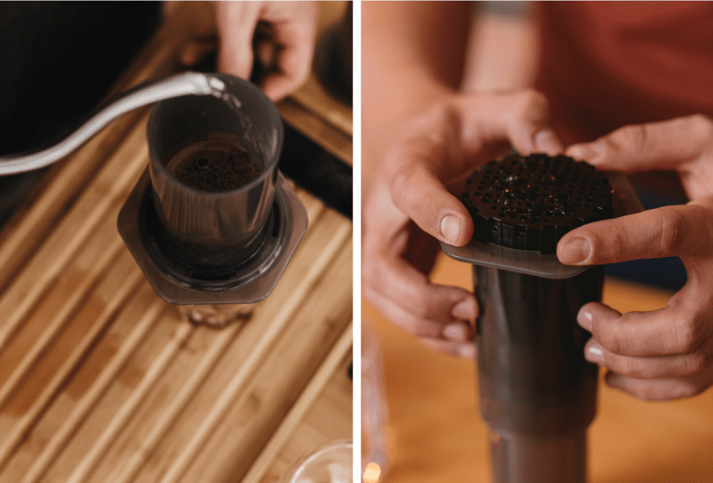 filterkoffie zetten: AeroPress