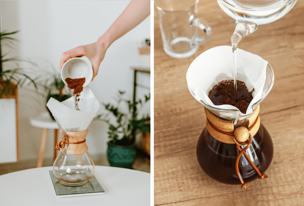 filterkoffie zetten: Chemex