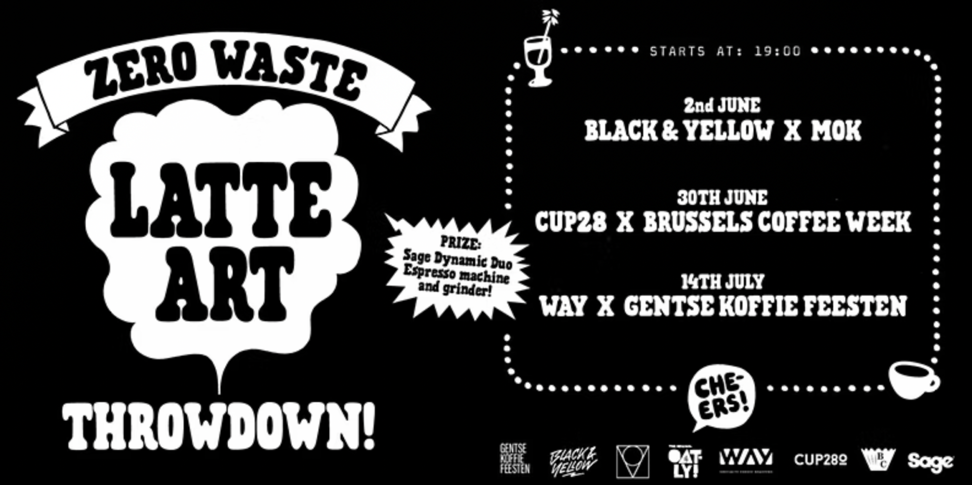 Oatly latte art throwdown