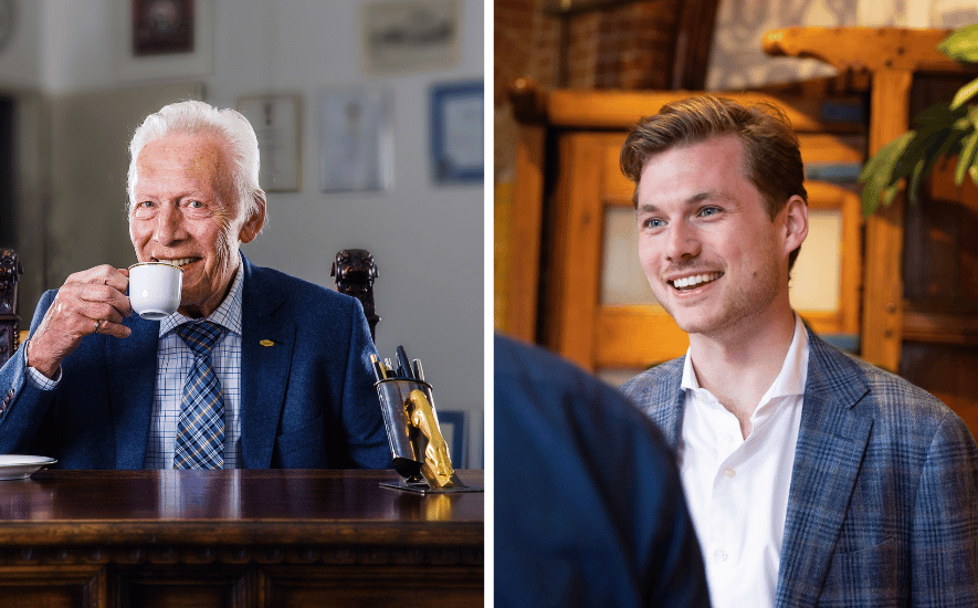 Links: Gerard Clement Smit, rechts: Rob van Cooten