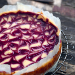 zomers recept witte chocolade cheesecake