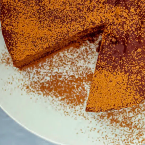 vegan chocolade taart