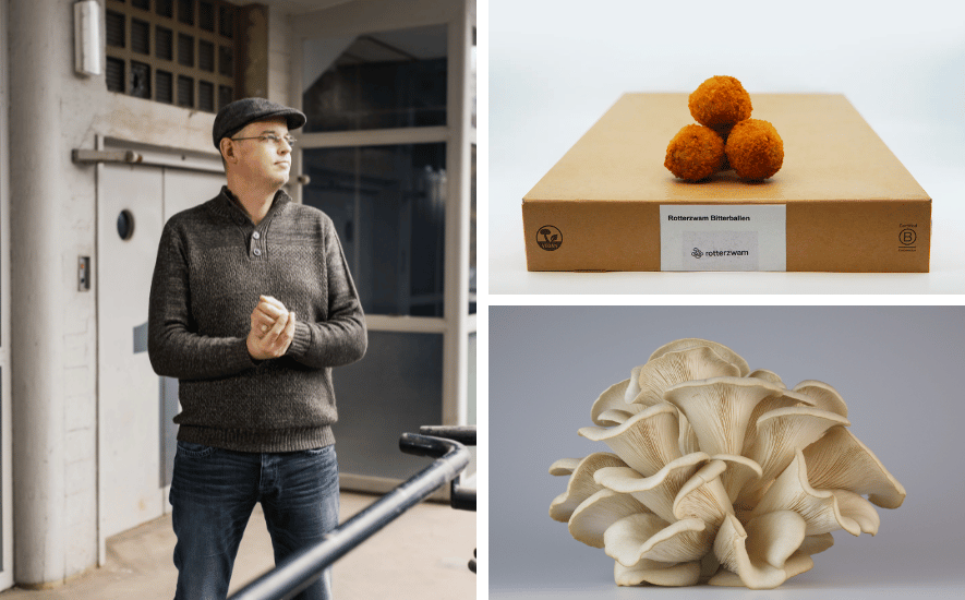 rotterzwam bitterballen koffiedik