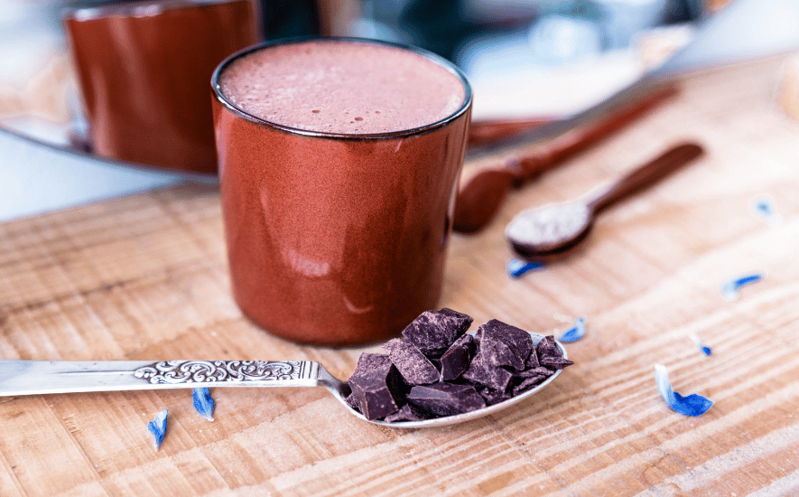 mediteren met pure cacao
