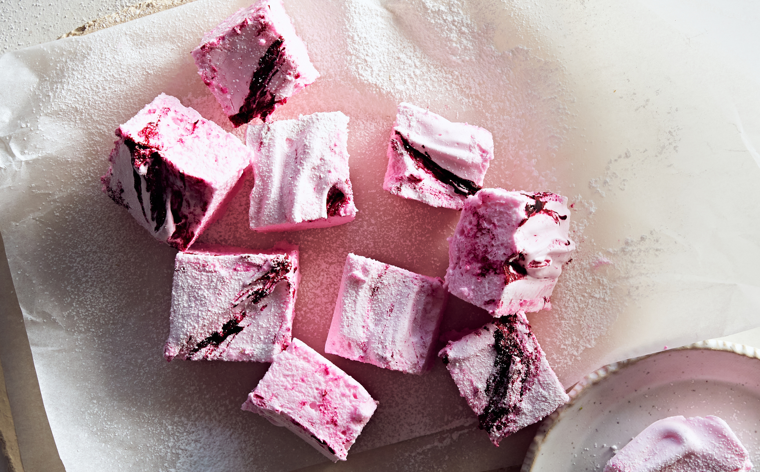 Marshmallow recept met rozenstroop van Francis Kuijk