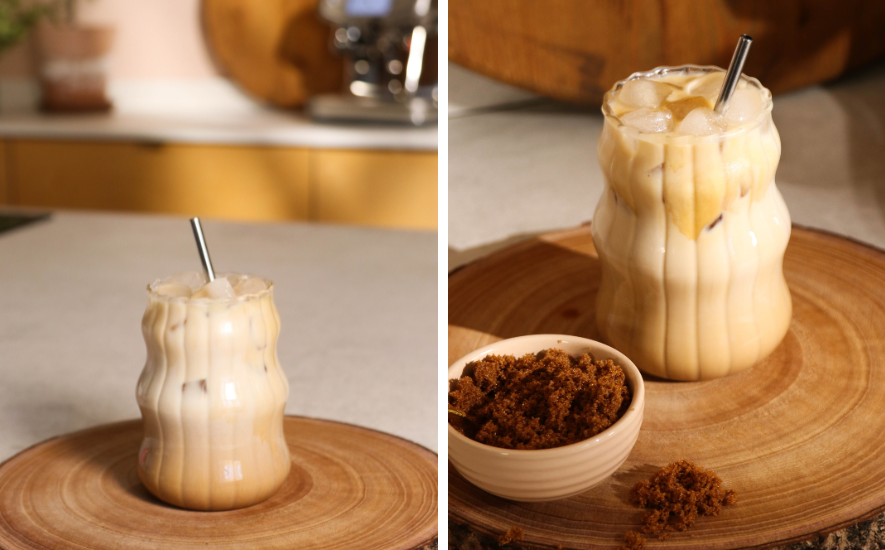 Iced Brown Sugar Oat Milk Latte