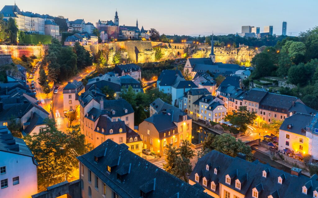Luxemburg-stad openingsbeeld