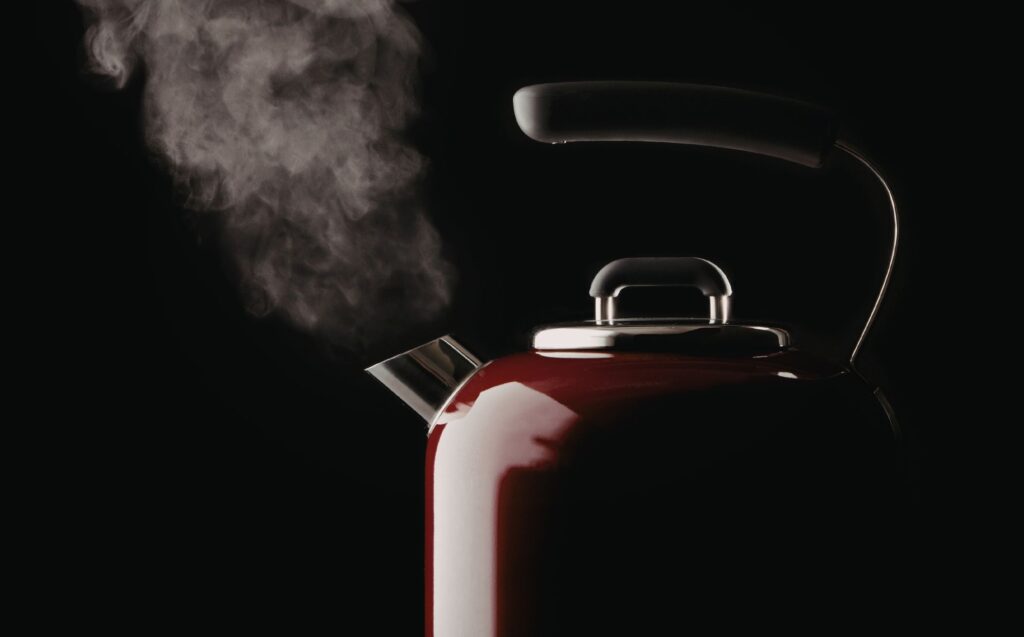 Boiling water