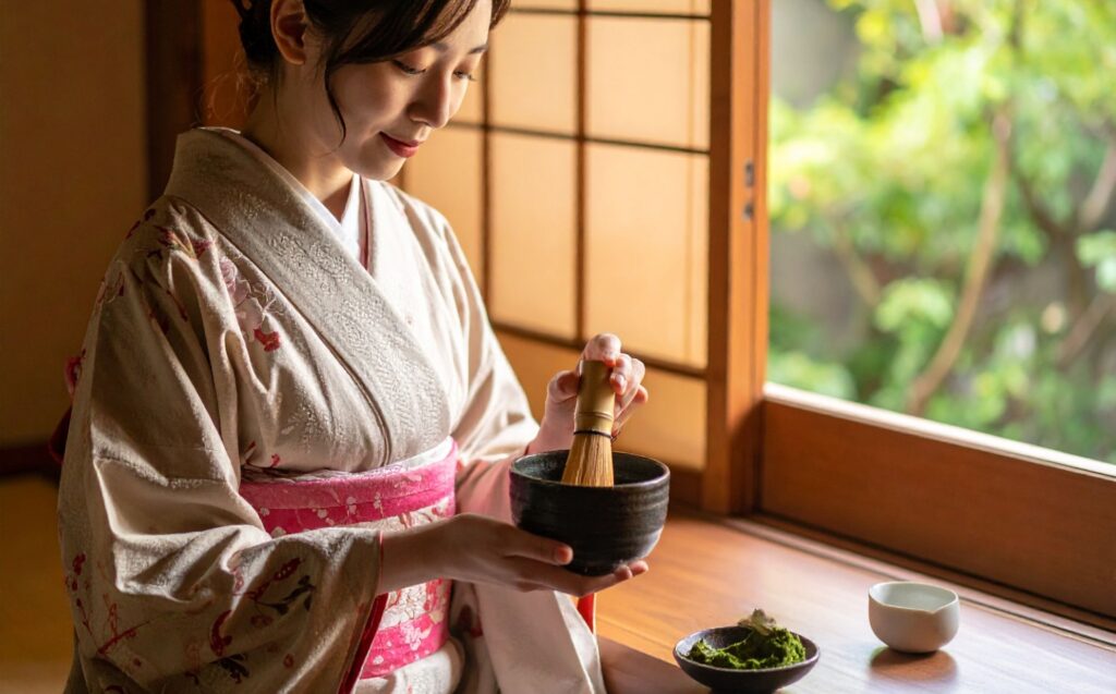 Matcha brewing operation
