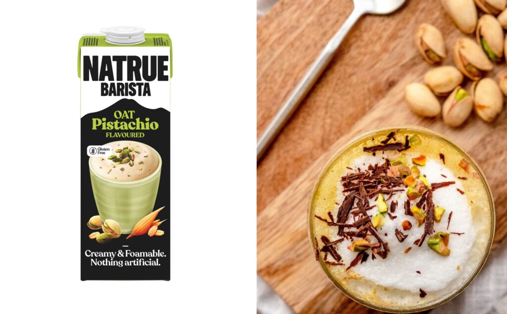 nieuws koffie thee Natrue barista pistache