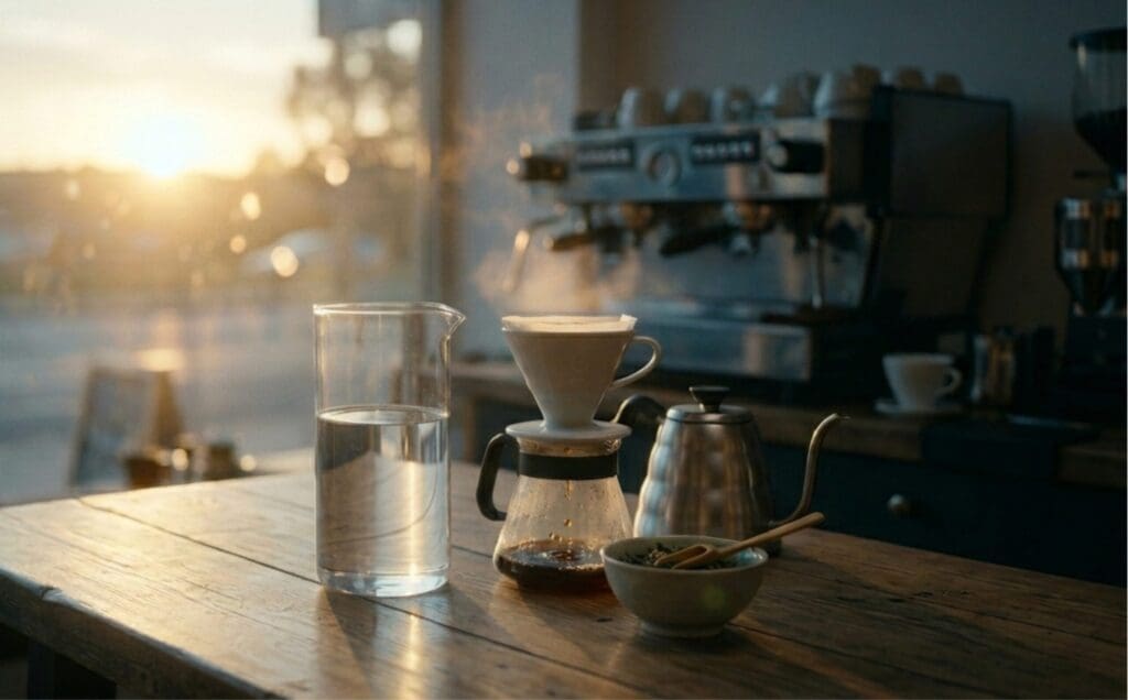 invloed van water op de smaak van koffie en thee