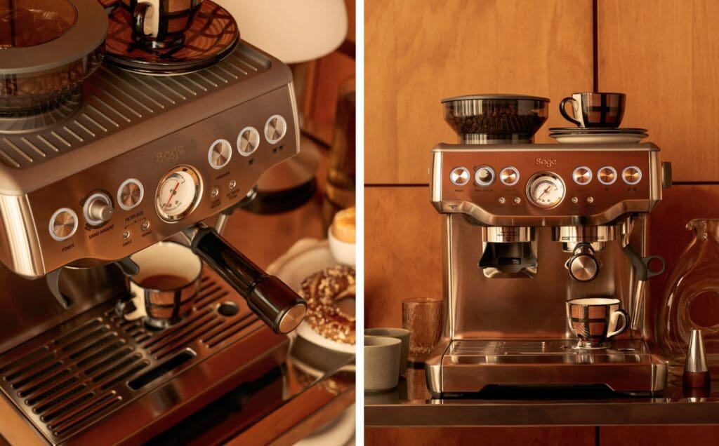 Sage Barista Express Anniversary Detail