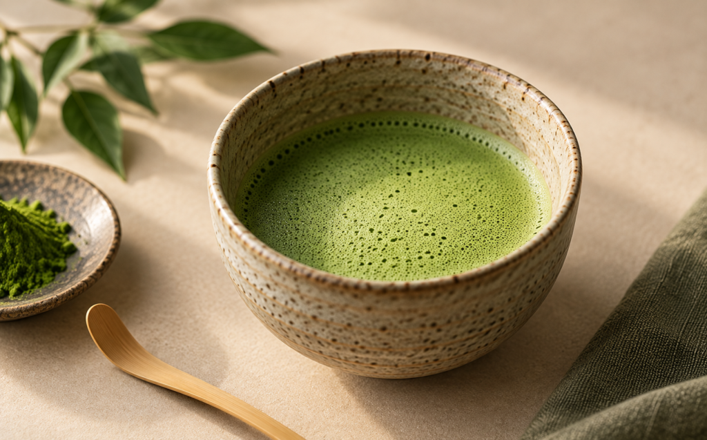 Matcha Foam Hero