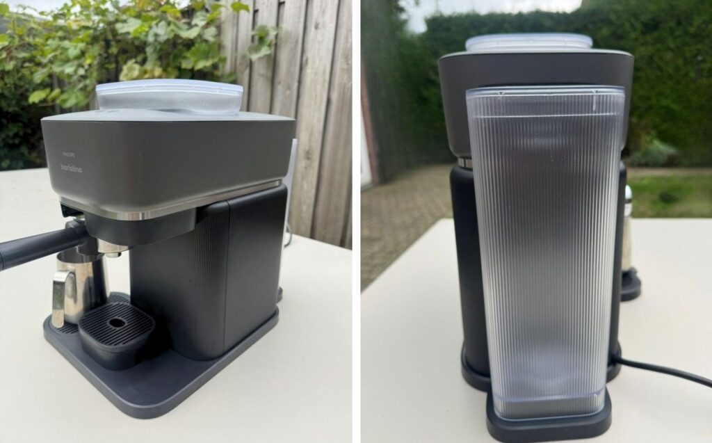 Philips Baristina Latte review right and back