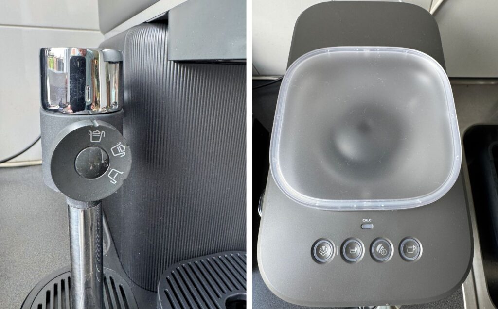 Philips Baristina Latte review close